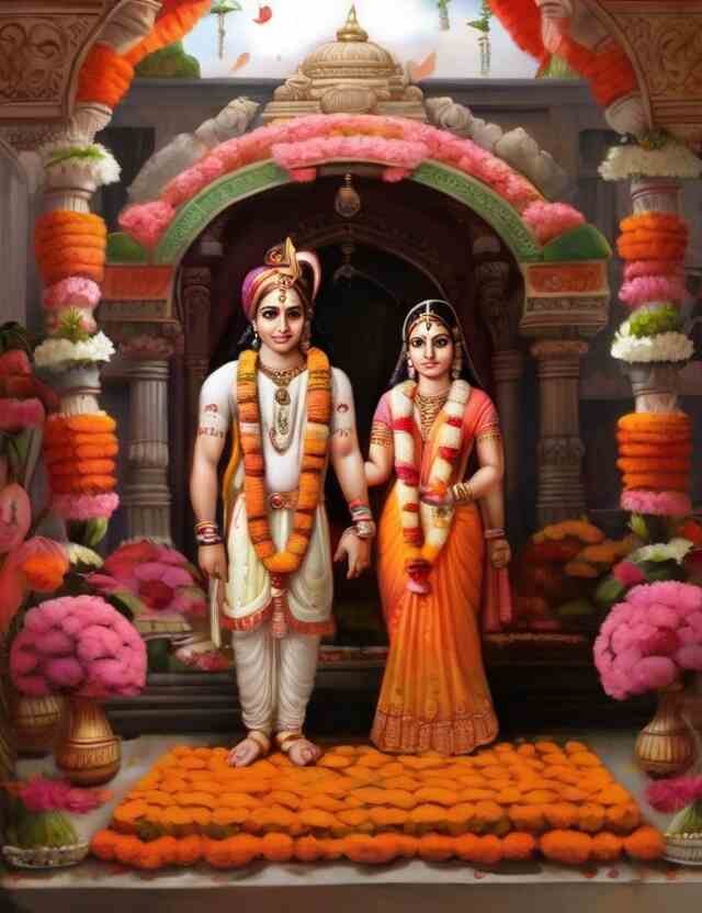 Shri Ram and Sita